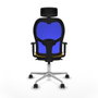 Piqueras y Crespo Chaise de Bureau avec Appui-tête 1D086N2 Jaune