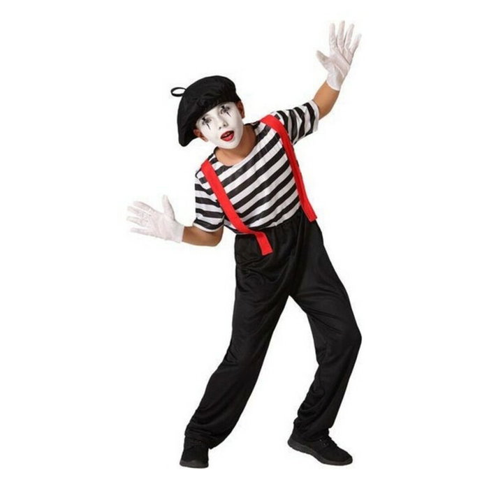 BigBuy Carnival Déguisement Mime pour Enfant 5-6 Ans BigBuy Carnival Déguisement Mime pour Enfant 5-6 Ans