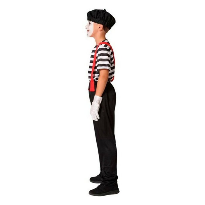 BigBuy Carnival Déguisement Mime pour Enfant 5-6 Ans BigBuy Carnival Déguisement Mime pour Enfant 5-6 Ans