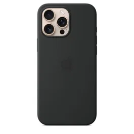 Apple iPhone 16 Pro Max - Coque en silicone avec MagSafe - Noir