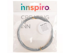 Innspiro Fil en aluminium Magic Wire argenté 1,0 mm, 10 m