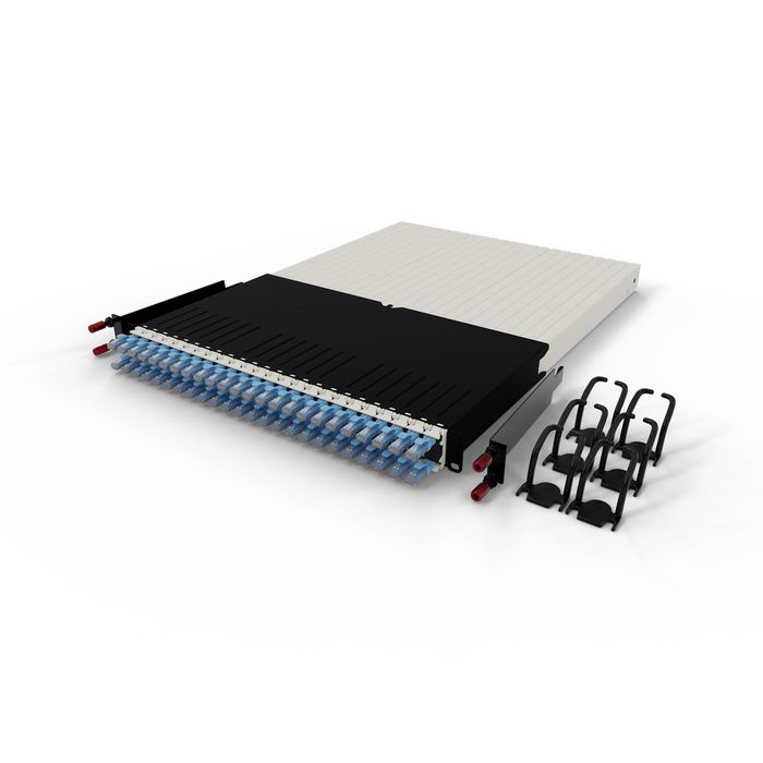 PATCHBOX Patchbox.one Baie de brassage 30RU UTP Cat.6a PoE/PoE++ - Système de gestion de câbles rétractables couleur bleu PATCHBOX Patchbox.one Baie de brassage 30RU UTP Cat.6a PoE/PoE++ - Système de gestion de câbles rétractables couleur bleu