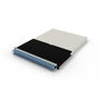 PATCHBOX Patchbox.one Baie de brassage 30RU UTP Cat.6a PoE/PoE++ - Système de gestion de câbles rétractables couleur bleu