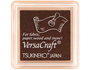 Tsukineko VERSACRAFT Tampon encreur pour textile Marron Cocoa 33x33mm