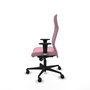 Piqueras Y Crespo Fauteuil de Bureau Albacete Rose avec Mécanisme Synchrone