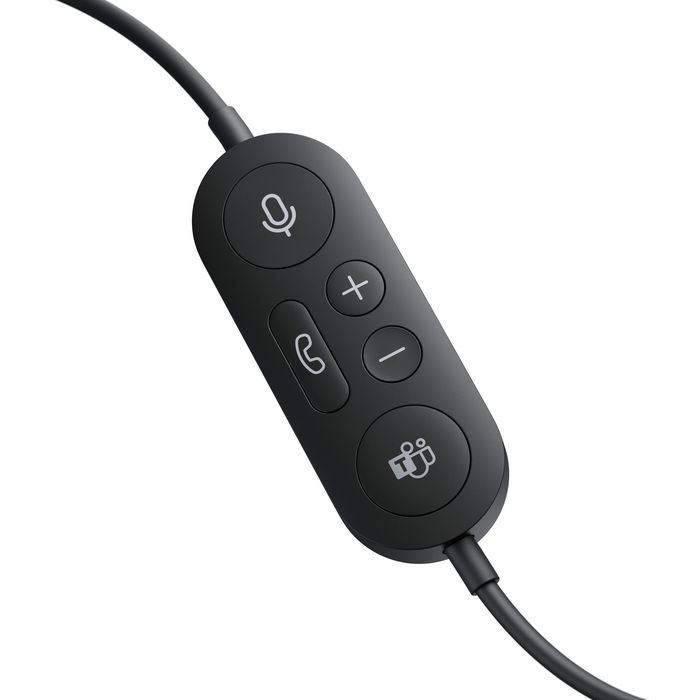 Microsoft Modern USB-C Headset avec Micro à Réduction de Bruit et Contrôles Intuitifs - Certifié pour Microsoft Teams - Audio Haute Qualité pour Appels et Productivité - 1.8 m