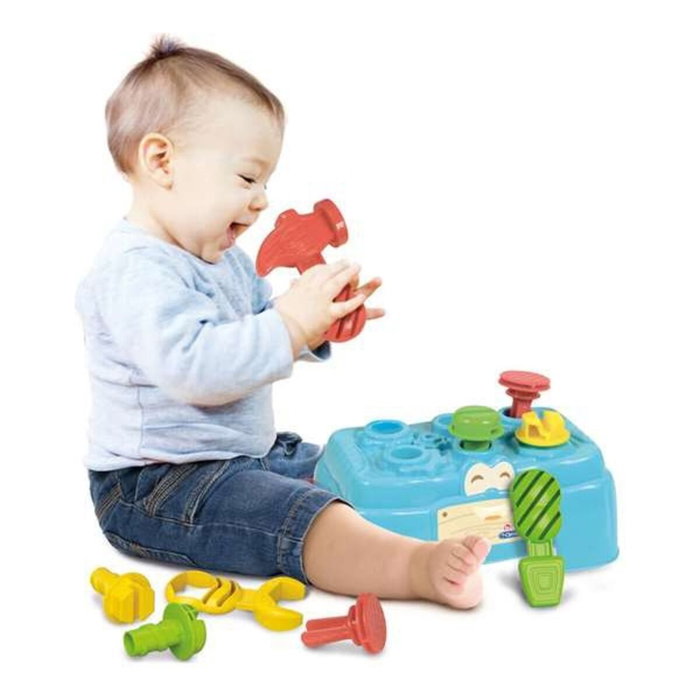 Clementoni Atelier de bricolage Baby - Boîte à outils (9 pcs)