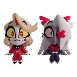 Youtooz Hazbin Hotel Monitor Buddiez - Figurines en vinyle Charlie & Vaggie