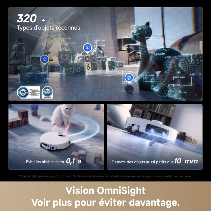Dreame X60 Ultra Complete Grey Aspirateur robot laveur