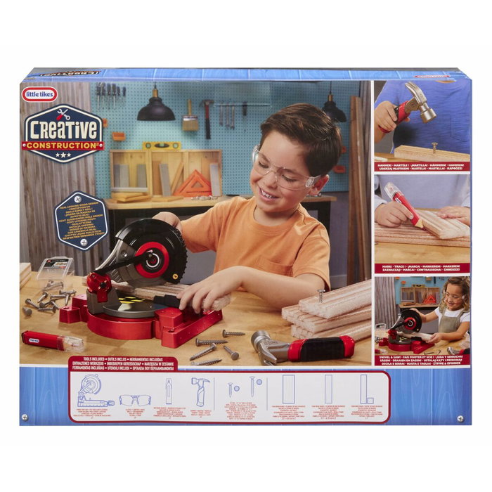 Little Tikes Kit de Construction Créatif avec Outil de Découpe