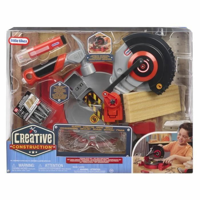 Little Tikes Kit de Construction Créatif avec Outil de Découpe