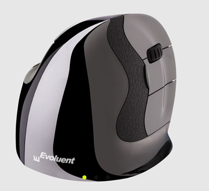 Evoluent VerticalMouse D Large - Souris verticale ergonomique sans fil, confort main, boutons programmables, sensor laser, contrôle luminosité écran Evoluent VerticalMouse D Large - Souris verticale ergonomique sans fil, confort main, boutons programmables, sensor laser, contrôle luminosité écran