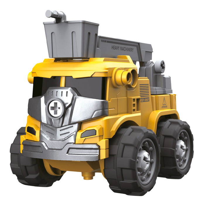 TACHAN Robot 3 en 1 Transformable, Amarillo, 27 Pièces, Jeu de Construction Se Transformant en 2 Véhicules, Jouet pour Enfants +3 Ans TACHAN Robot 3 en 1 Transformable, Amarillo, 27 Pièces, Jeu de Construction Se Transformant en 2 Véhicules, Jouet pour Enfants +3 Ans