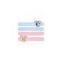 Cerdá Accesorios Pelo Coletero 4 pièces Bluey - Accessoires cheveux élastiques 4 pièces (6.5 x 12.5 x 2.0 cm) - Bleu - À partir de 36 mois