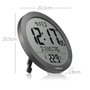 Kienzle Horloge murale et de table DCF avec affichage de la température, Anthracite