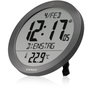 Kienzle Horloge murale et de table DCF avec affichage de la température, Anthracite