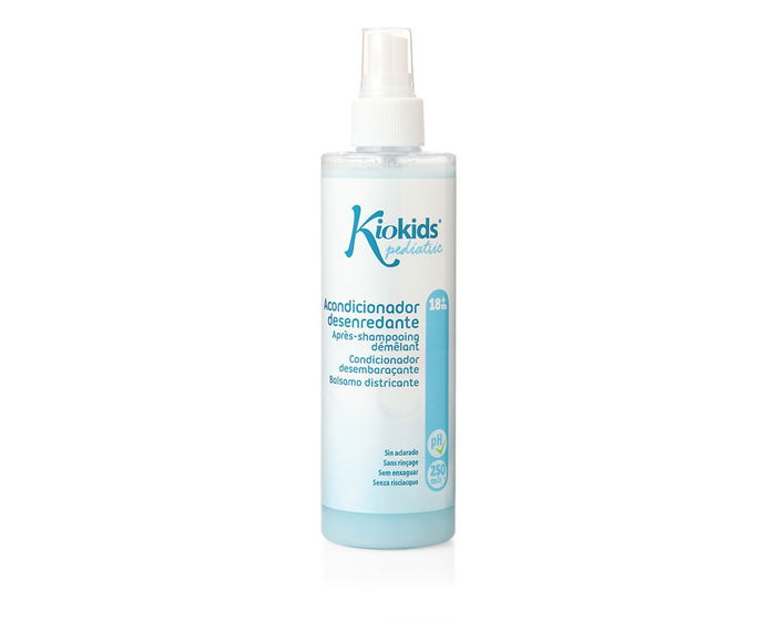 KioKids Spray Démêlant Hypoallergénique Biphasé pour Enfants et Bébés avec Provitamine B5, 250 mL