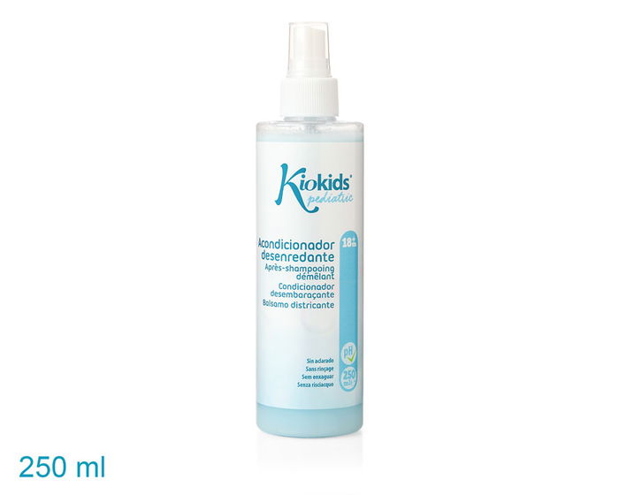 KioKids Spray Démêlant Hypoallergénique Biphasé pour Enfants et Bébés avec Provitamine B5, 250 mL