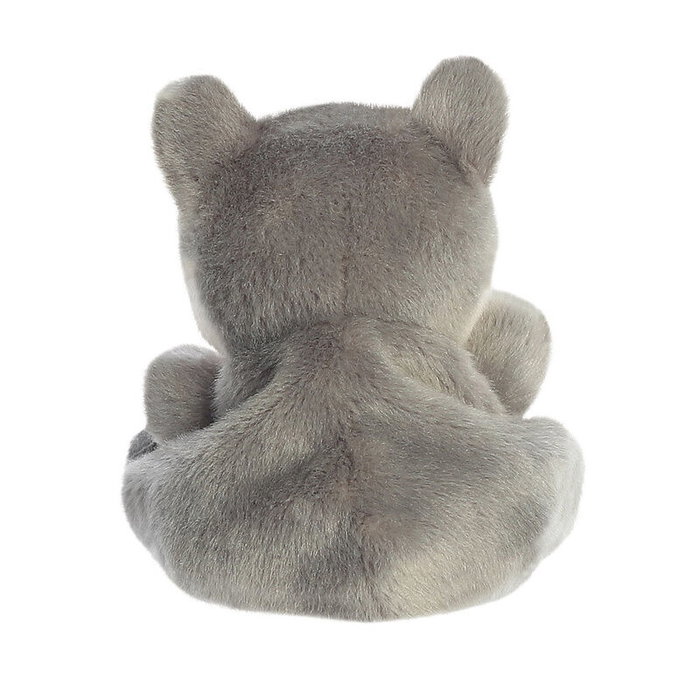 AURORA - Peluche animale Lobo (Loup) Palm Pals, 13 cm, marquage CE, jouet d'enfant