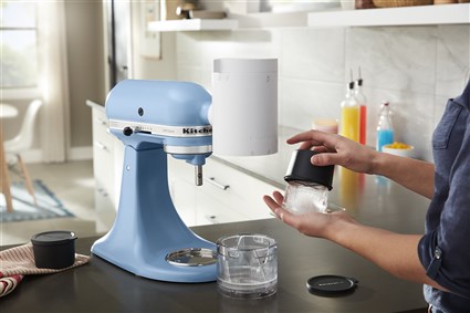 KitchenAid 5KSMSIA Accessoire pour granités pour batteur sur socle, machine à piler la glace pour desserts et boissons glacées