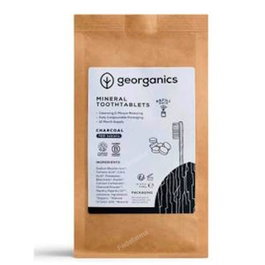 GEORGANICS Dentifrice Minéral au Charbon Actif, 720 Comprimés Effervescents
