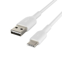 Belkin CAB001bt0MWH Câble USB-C vers USB-A Boost Charge 15cm Blanc Charge et Synchronisation