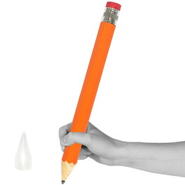 Mister Gadget Crayon Géant 36 cm - Lot de 8