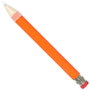 Mister Gadget Crayon Géant 36 cm - Lot de 8