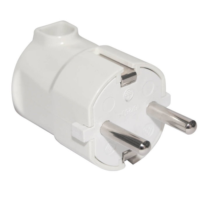 GSC Evolution Fiche bipolaire entrée de câble latérale 4,8mm Blanco GSC Evolution Fiche bipolaire entrée de câble latérale 4,8mm Blanco