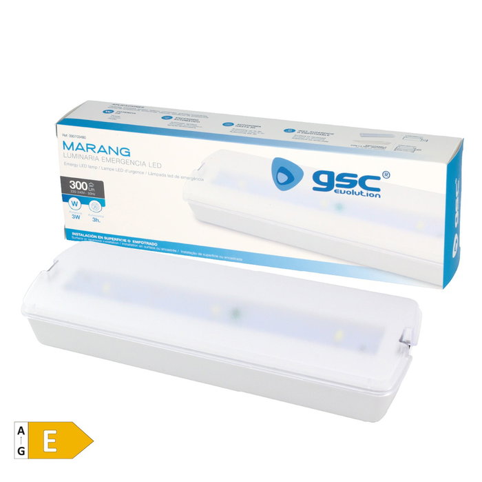 GSC Evolution Luminaria LED de emergencia Marang 3W GSC Evolution Luminaria LED de emergencia Marang 3W
