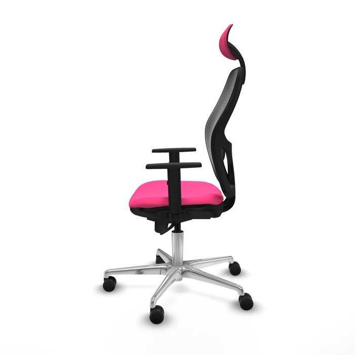 Piqueras y Crespo Chaise de Bureau avec Appui-tête 1D086N1 Rose