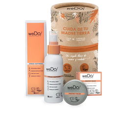Wedo Coffret Mère Nature Brume Corps et Cheveux Hydratante & Baume Protecteur Cheveux et Lèvres Éco-responsable Vegan Cruelty Free