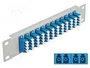 DELOCK Panneau de brassage à fibre optique LC Quad 12 ports 1U 10 pouces