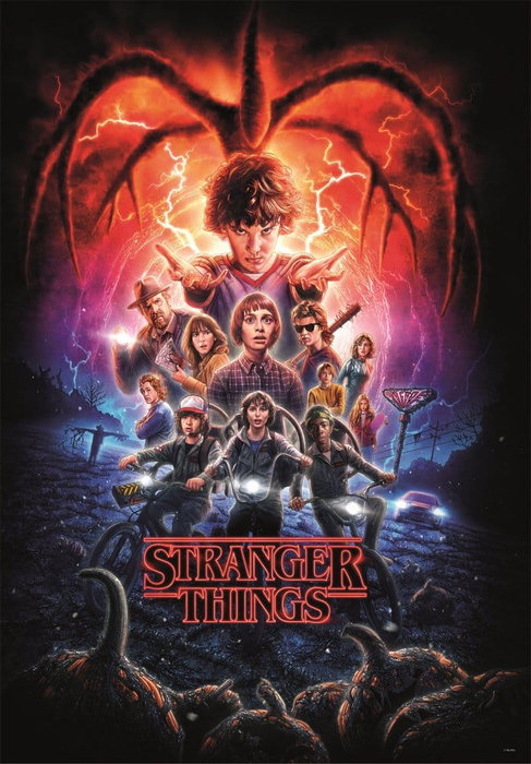 Clementoni Puzzle Stranger Things 1000 pièces