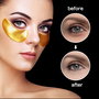 Paloma Beauties - GOLDEN COLLAGEN - Patchs Contour des Yeux Anti-Cernes, Anti-Age, à l'Or 24K, Acide Hyaluronique, Collagène - 60 pièces