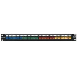 Black Box GigaStation2 HD - Platine de brassage 2U haute densité pour applications cuivre (UTP/STP), fibre optique et S-Vidéo