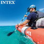 Intex Kayak Excursion Pro 305 cm, Kayak Gonflable Adulte, Pagaie en Aluminium et Pompe Incluses - PVC - Longueur 305 cm, Largeur 91 cm, Hauteur 46 cm