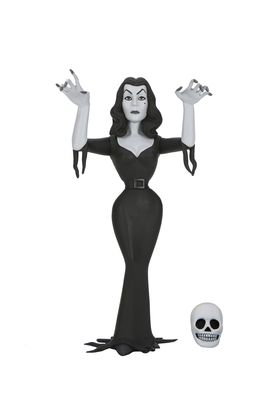 NECA Vampira Silver Screen Edition Toony Terrors figurine de action NECA Vampira Silver Screen Edition Toony Terrors figurine de action