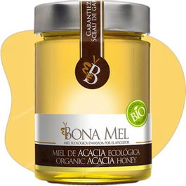 BONAMEL Miel d'acacia biologique en pot cristal 900 g