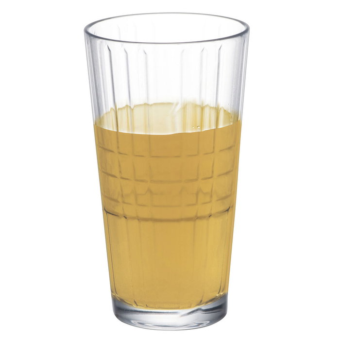 Arcoroc Lot de 6 Verres Hauts Stack'Up Cross 35 cL en Verre Trempé