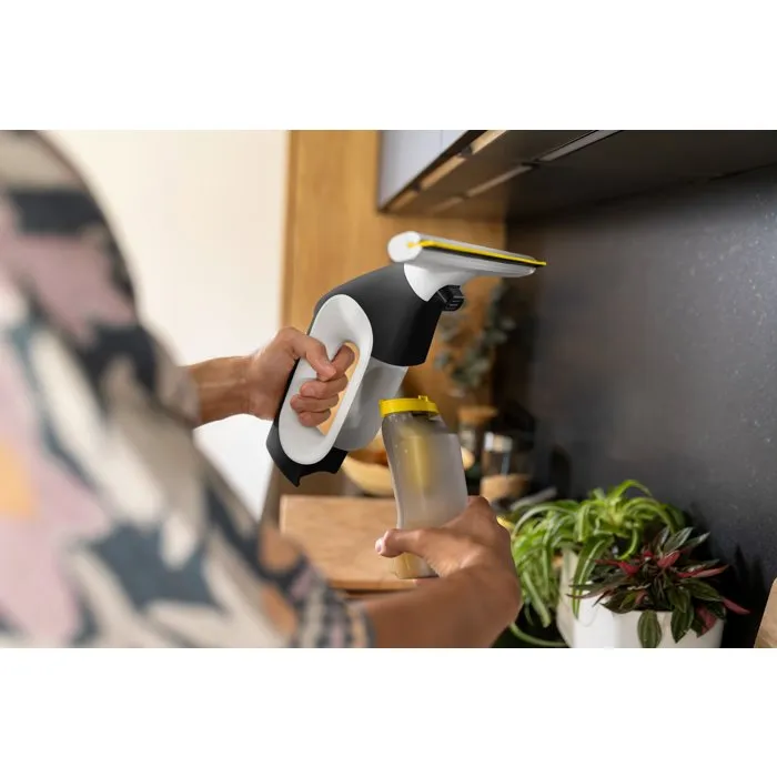 Karcher WV 3 Comfort Care - Nettoyeur de vitres - Raclette XL 280 mm - Autonomie 35 min - Nettoie jusqu'à 105 m² - Crochet de rangement Hook!It