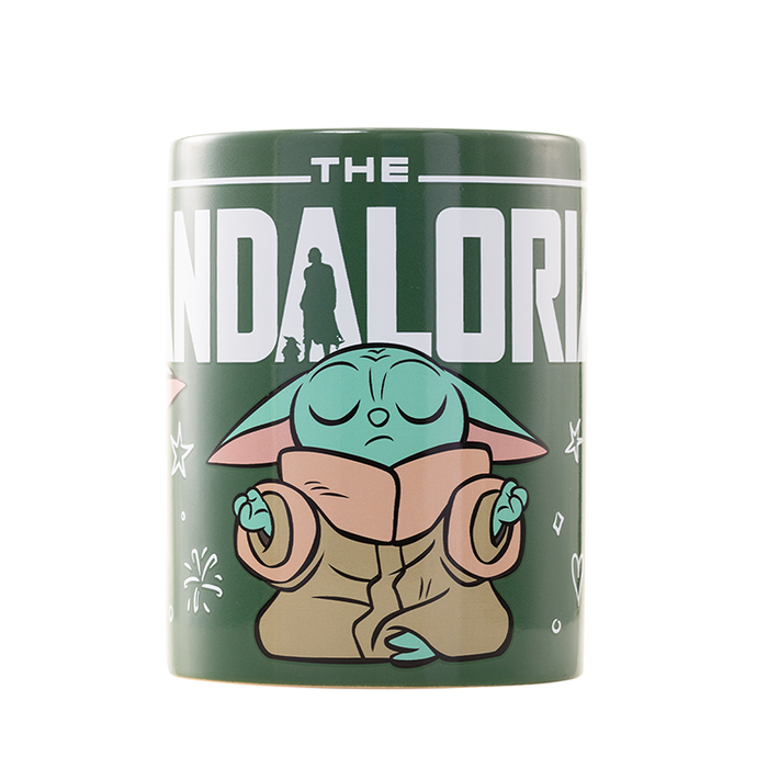 PYRAMID Tasse de céramique avec housse en peluche Grogu (The Child) Mandalorian Star Wars 440ml - Nylon - Compatible micro-ondes et lave -vaisselle