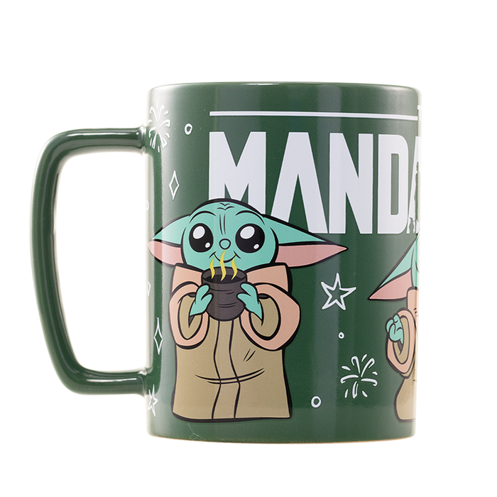 PYRAMID Tasse de céramique avec housse en peluche Grogu (The Child) Mandalorian Star Wars 440ml - Nylon - Compatible micro-ondes et lave -vaisselle