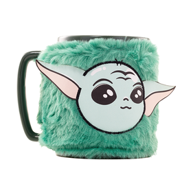 PYRAMID Taza funda de peluche Grogu Mandalorian Star Wars 440ml