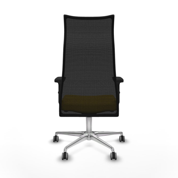 Piqueras y Crespo Chaise de Bureau Albacete Jaune et Noir