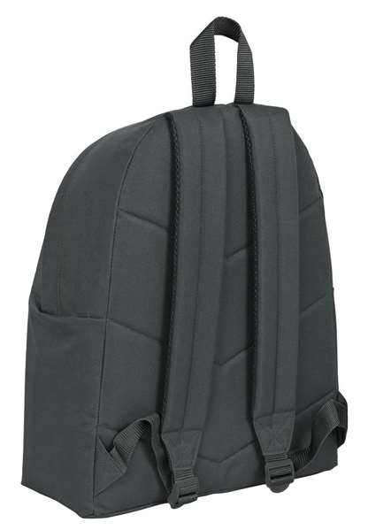 Safta Mochila Basic Sac à Dos Gris 33 x 42 x 15 cm pour Tous - 3 à 99 ans