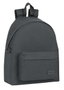 Safta Mochila Basic Sac à Dos Gris 33 x 42 x 15 cm pour Tous - 3 à 99 ans