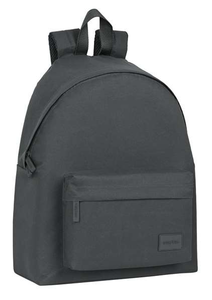 Safta Mochila Basic Sac à Dos Gris 33 x 42 x 15 cm pour Tous - 3 à 99 ans