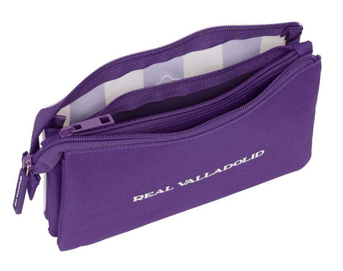 Safta Portatodo Triple Real Valladolid - Organisateur triple, 22 x 12 x 3 cm, adapté aux enfants à partir de 3 ans