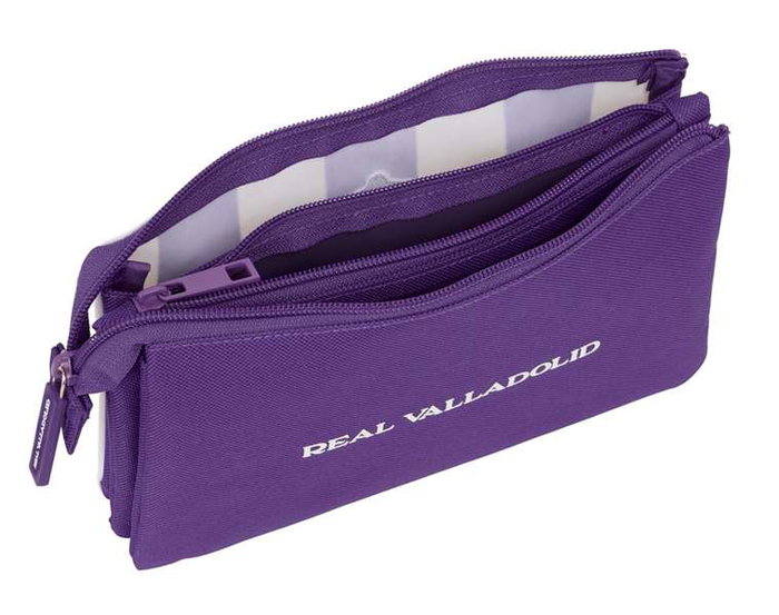 Safta Portatodo Triple Real Valladolid - Organisateur triple, 22 x 12 x 3 cm, adapté aux enfants à partir de 3 ans